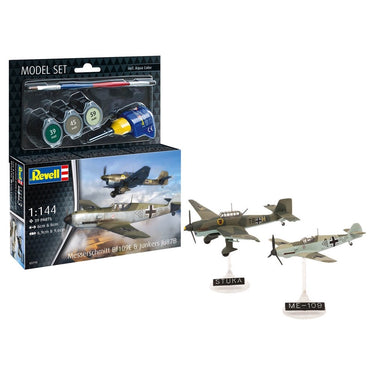 Revell 63770 1/144 Messerschmitt BF109E and JU87B Stuka